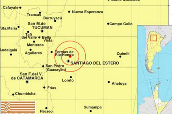 Importante sismo de 43 grados en Santiago del Estero