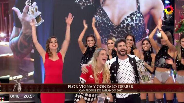 Flor bicampeona del Bailando