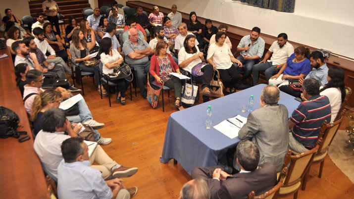 El ministro de Justicia y Derechos Humanos mantuvo reunioacuten con diferentes organismos