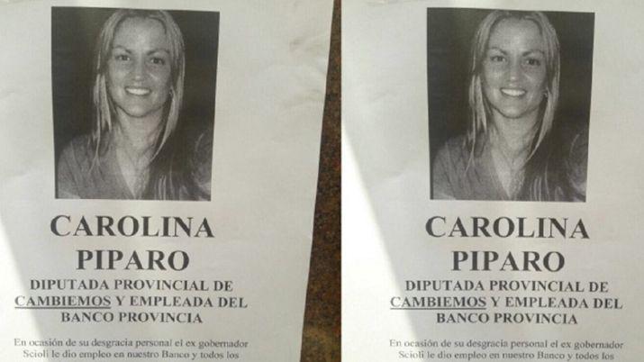 Empleados bancarios declararon persona no grata a Carolina Piacuteparo