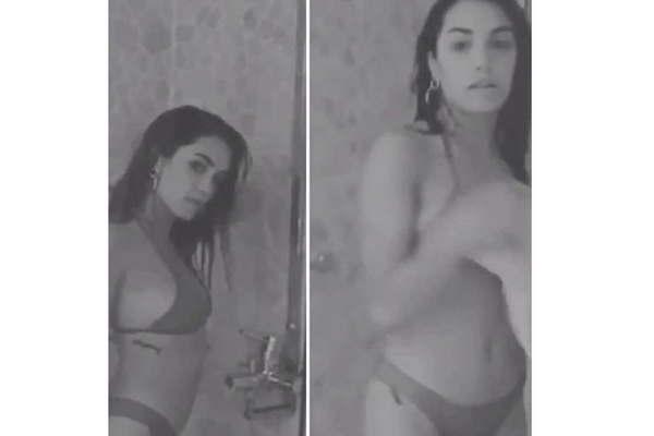 Lali Espoacutesito hizo que las redes sociales explotaran cuando compartioacute una improvisada coreo de Tu novia desde la ducha