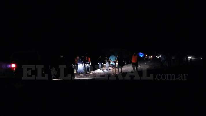 Foto del accidente sufrido por la pareja