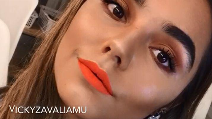 Make up de verano Total look en color naranja