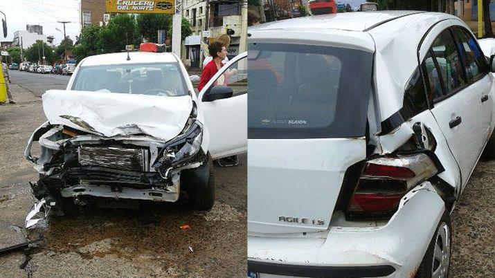 Una conductora ebria chocoacute un colectivo y el audio se volvioacute viral