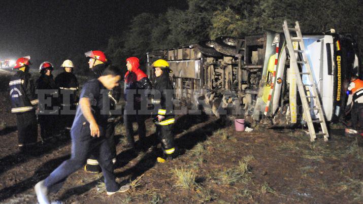 La noacutemina completa de los heridos en el vuelco del tour de compras