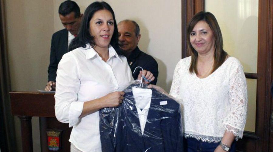 Entregaron nuevos uniformes al personal de la Direccioacuten de Calidad de Vida de la Municipalidad capitalina
