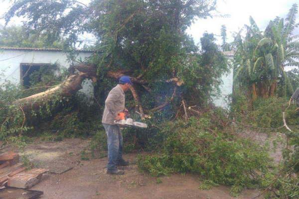 El Comiteacute de Emergencias asistioacute a familias afectadas por temporal