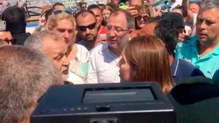 Incidentes en Mar del Plata- Eugenia Vidal se enfrentoacute con guardavidas