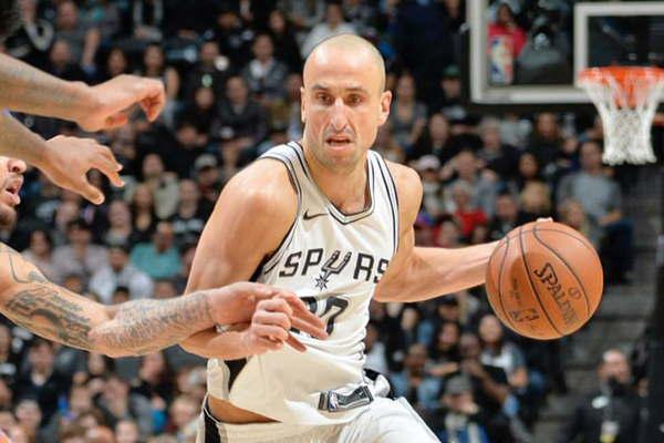 San Antonio Spurs con Manu Ginoacutebili visita a los Pistons