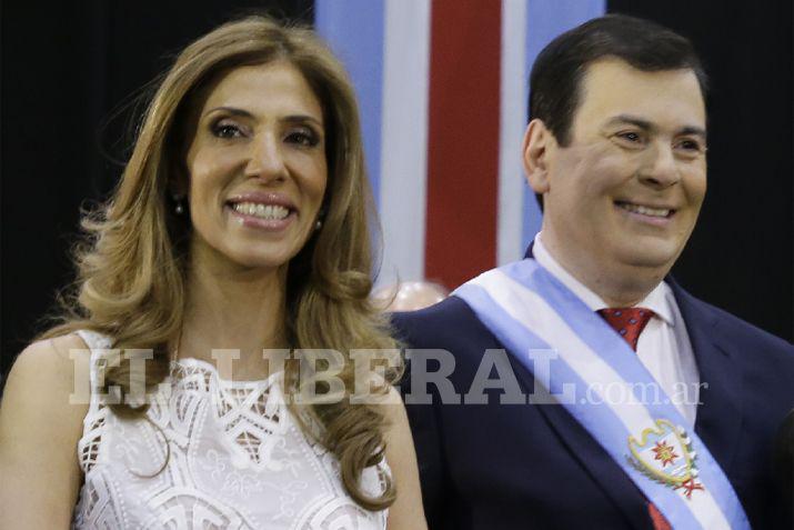 El gobernador y la diputada nacional saludaron a los santiagueños