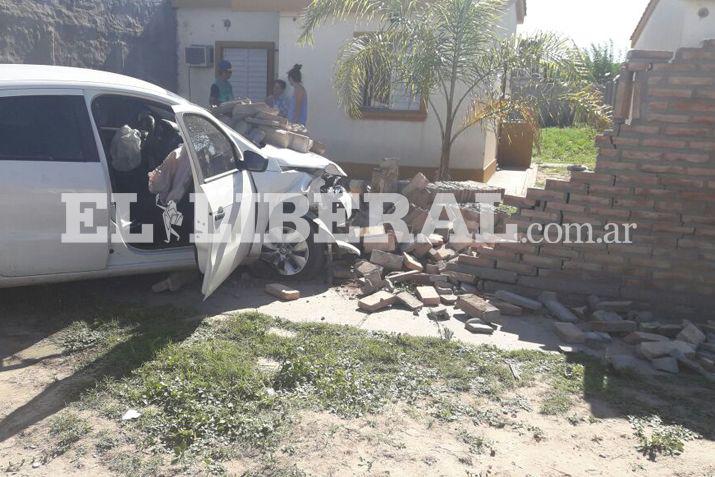 Por fortuna solo se tuvo que lamentar daños materiales