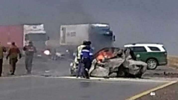 Una familia argentina murioacute en un brutal choque en Chile