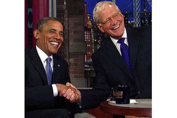 Obama seraacute el primer invitado del programa de Letterman 