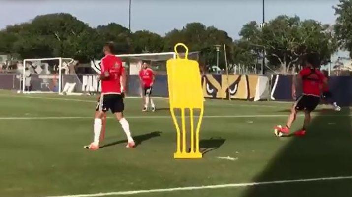 VIDEO  River realiza praacutecticas en Miami