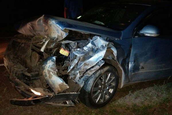 Se salvaron de milagro tras embestir un cerdo en la ruta 92