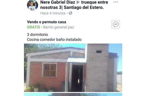 El Estado le dio una casa la quiso vender por Facebook y fue detenido