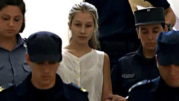 Video- asiacute se mostroacute Nahir Galarza en la audiencia de ayer