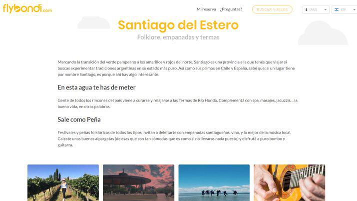 Santiago ya figura entre los destinos que uniraacute la aeroliacutenea de bajo costo Flybondi