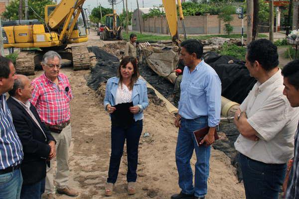Obra de desaguumle en el sur de la Capital ingresoacute en su etapa final 