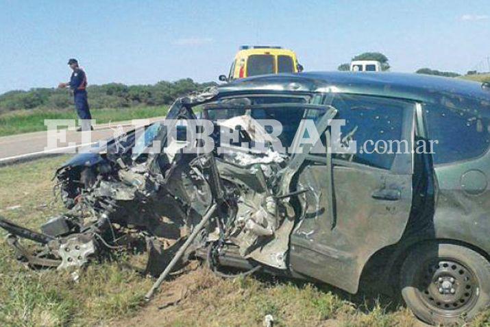 El accidente se produjo en cercanías del dique de Las Termas