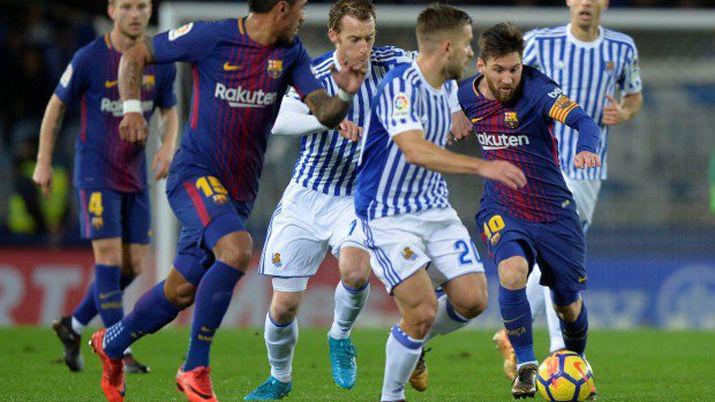 Barcelona se lo dio vuelta al Real Sociedad en su cancha