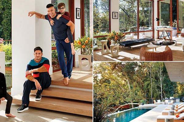 Ricky Martin sorprendioacute mostrando al mundo su casa de Los Aacutengeles 