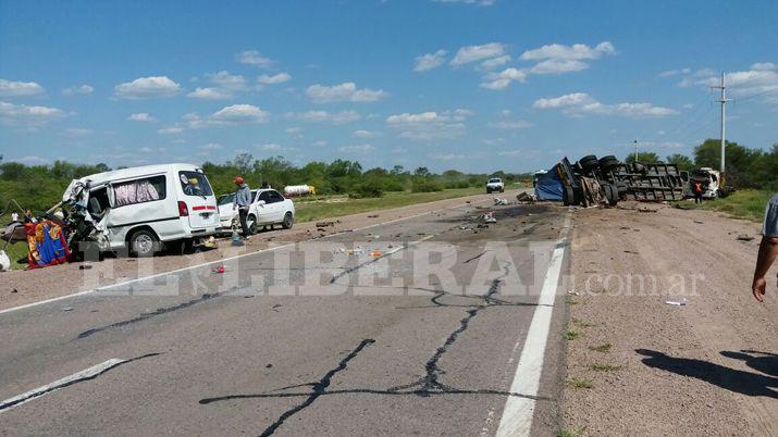 VIDEO Choque muacuteltiple dejoacute un muerto en Ruta 34