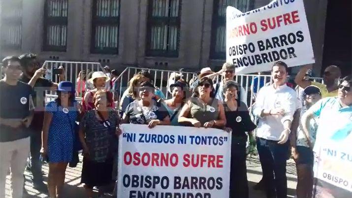 VIDEO  Los laicos volvieron a protestar contra el obispo Barros
