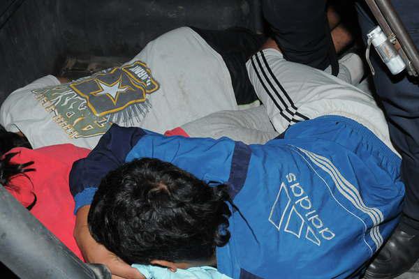 Los atraparon cuando intentaban cometer diversos hechos delictivos 