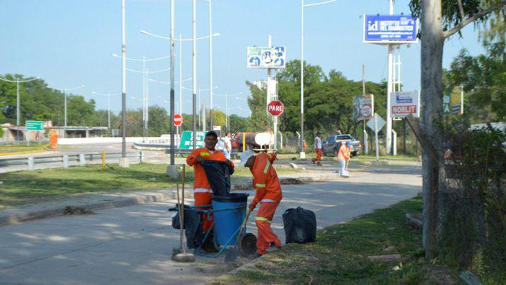 El Municipio capitalino realiza la limpieza integral de la ciudad