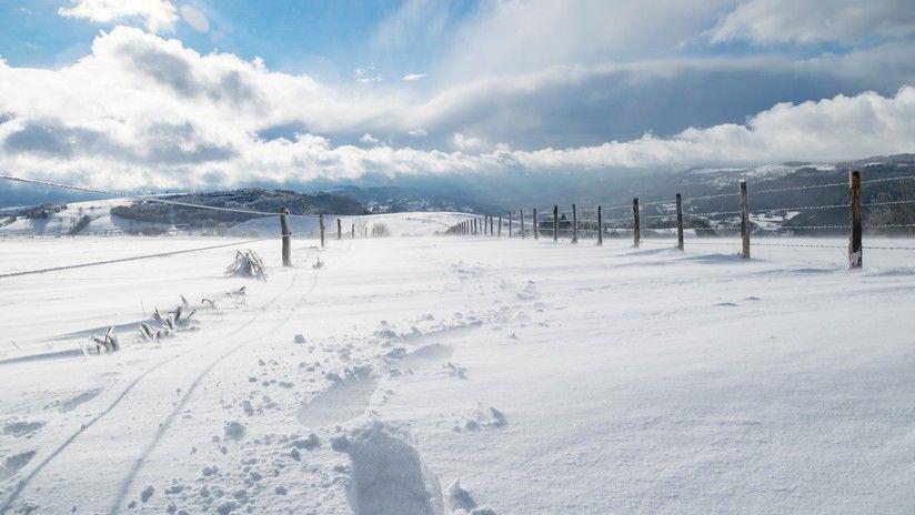 Extrantildeos anillos de nieve sorprenden a los habitantes de Escocia