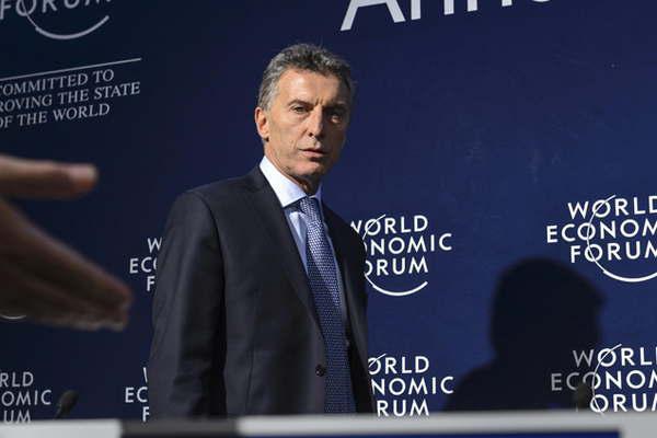 El presidente Macri buscaraacute en Davos inversiones para el paiacutes