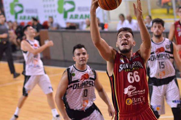 Oliacutempico no pudo frente a San Martiacuten de Corrientes