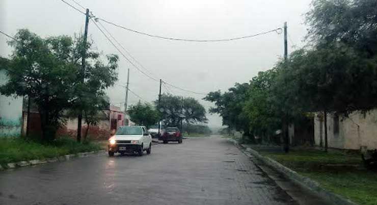 Hubo una abundante lluvia desde la medianoche en Choya