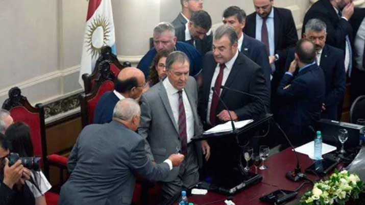 Juan Schiaretti se descompensó en pleno discurso