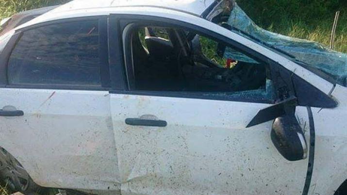 Una familia protagonizoacute un vuelco durante esta madrugada en ruta 34