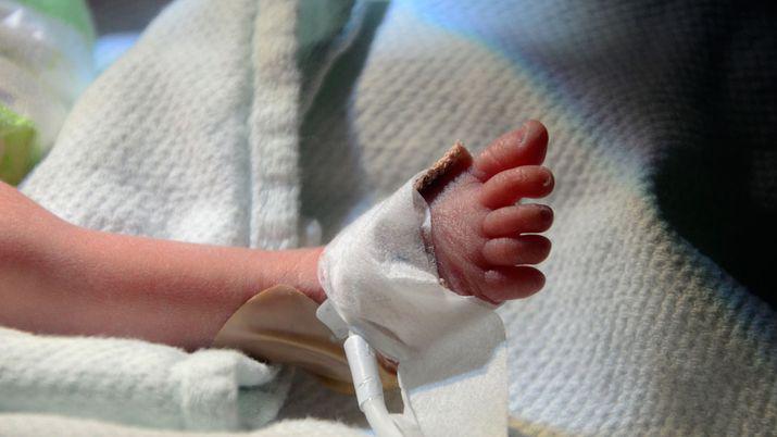 La beba tuvo que ser internada