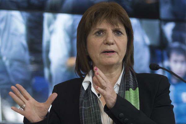 Bullrich- Cuando un policiacutea hace las cosas bien se lo protege