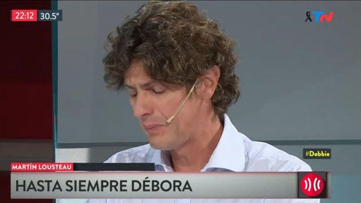 El desconsolado llanto de Martiacuten Lousteau al recordar a Peacuterez Volpin