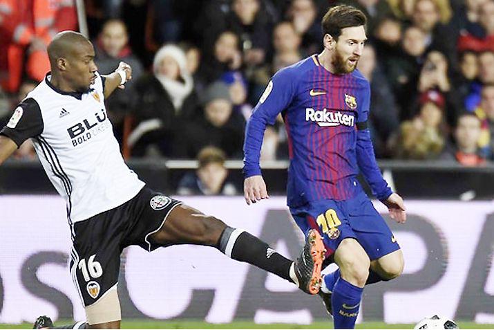 Con el argentino Messi como figura principal el Barcelona llega a la final de la Copa del Rey