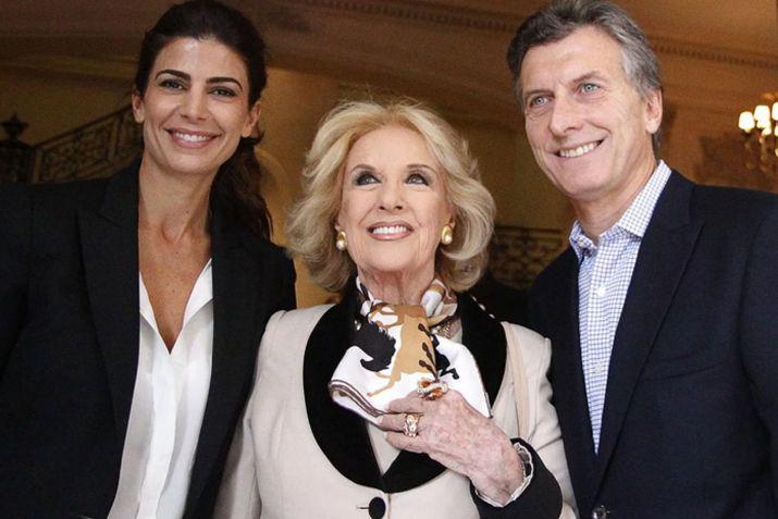 La diva le llevó al Presidente un regalo de cumpleaños