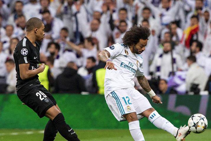 El Real Madrid y el París Saint Germain se miden en el estadio Santiago Bernabéu