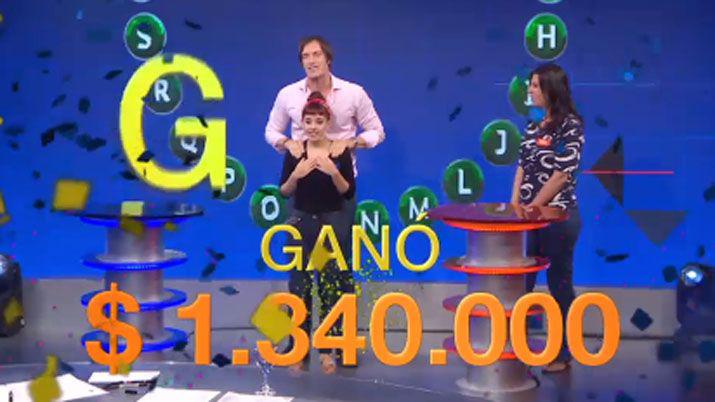 Martina Barraza ganó El Rosco y se llevó 1340000