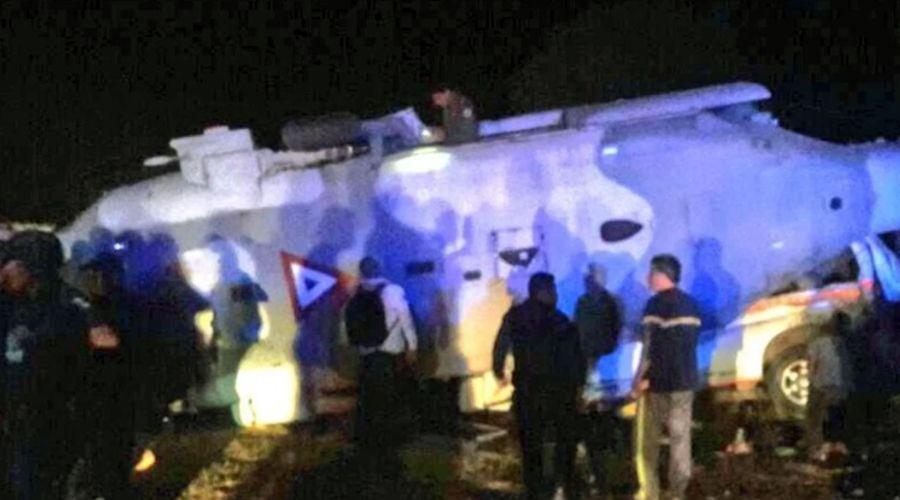 Meacutexico- 13 muertos al caer un helicoacuteptero