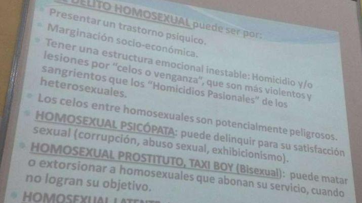 El delito homosexual- la clase que causoacute indignacioacuten en las redes sociales