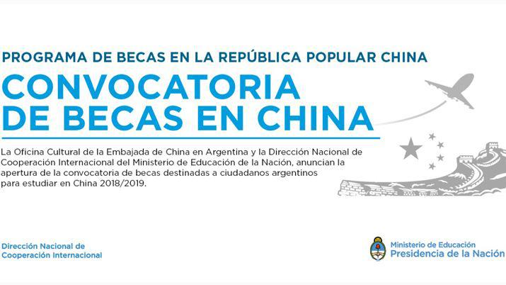 Realizan una convocatoria abierta de becas para estudiar en China