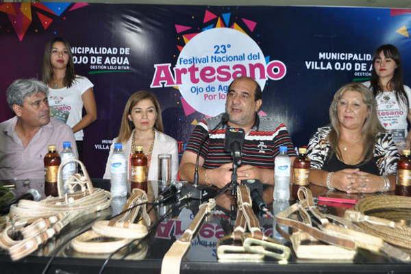 Presentaron el 23er Festival  del Artesano Por los nintildeos