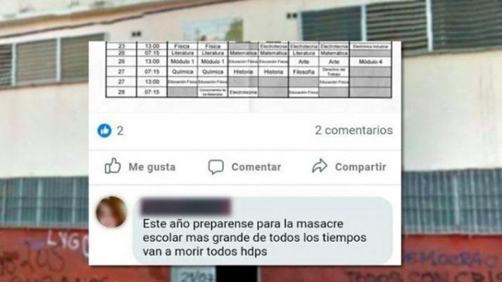 El mensaje que despertó el pnico