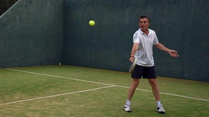 Macri jugaba al pdel con Bullrich y se lesionó