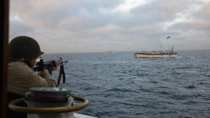 Pesquero chino que navegaba el mar argentino fue perseguido por Prefectura